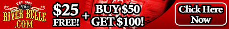 River Belle Online Casino No Deposit Bonus