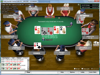 Bet365 Freeroll Screenshot