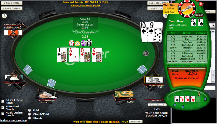 Pokerbility - My Personal Poker Assistant Example