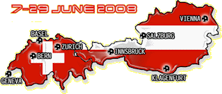 Euro 2008 Map