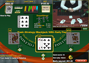 Early Payout Blackjack