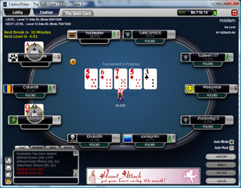Carbon Poker Screenshot